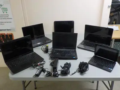 6 Random Laptops AS IS, View more