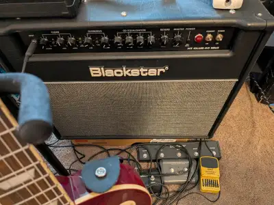 2024 Black Star Club 40 all tube amp with foot switches mint condition 40 watts all tube power like...