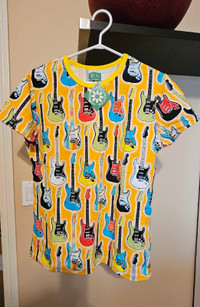 [NEW] Funky Electric Guitar Shirt Women's Large