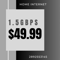 UNLIMITED 1.5GBPS ROGERS HOME INTERNET