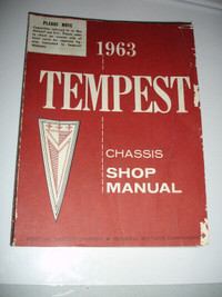 Pontiac Tempest 1963,65 Chassis shop manual