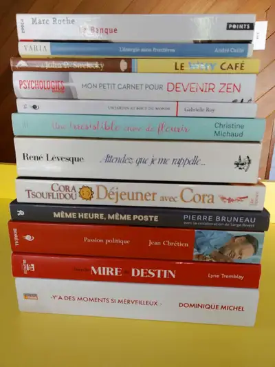 Lot de 12 livres variés, View more