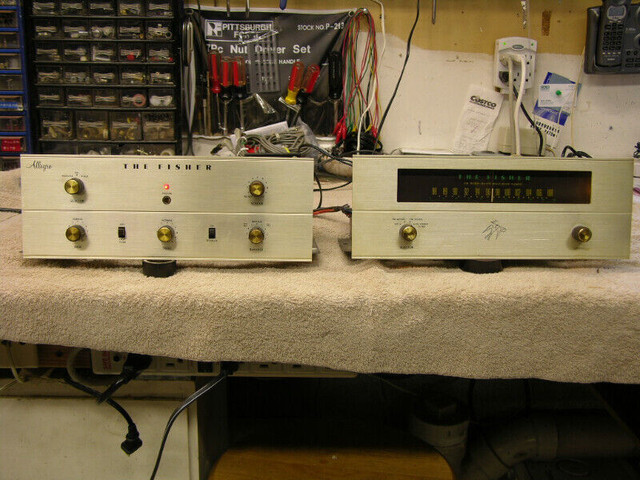 UBER RARE FISHER ALLEGRA X-19 TUBE AMP+MATCHING TUBE TUNER+PHONO in Stereo Systems & Home Theatre in City of Toronto - Image 2