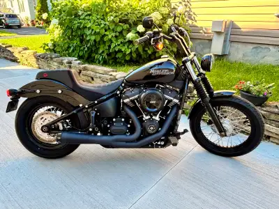 2020 Harley Davidson Street Bob. 17,000km. Bassani exhaust, tuned and comes with SE tuner. Brand new...
