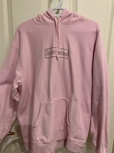 Supreme x Kaws chalk logo hoodie, View more