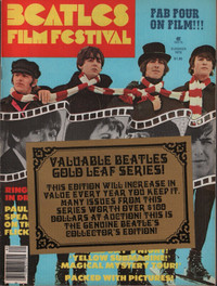 1978 The Beatles Film Festival Gold Leaf Series Magazine