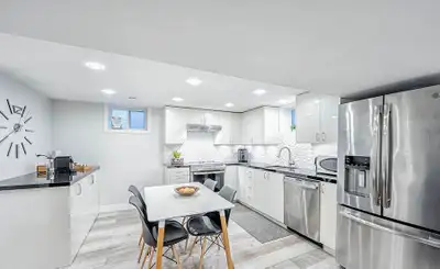 Renovated Spacious Basement Apartment, Steeles-Islington-Finch, North York M9L 2N8. One Bedroom + De...