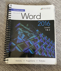 Benchmark Word 2016 Levels 1 & 2