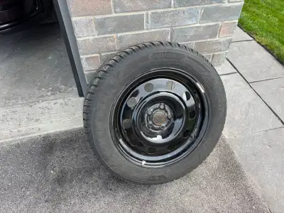Goodyear Winter tire on steel rims with Ford pressure sensors. Tires were previously on a 2019 Ford...
