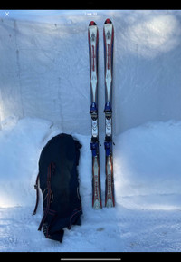 Paire de skis alpin adultes, Rossignol Bandito 