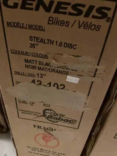 Genesis Stealth 1.0 Disc Bike, View more