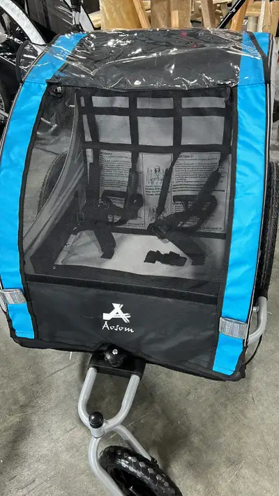 Child Bike Trailer 3 In1 Foldable Jogger 2-Seater, View more