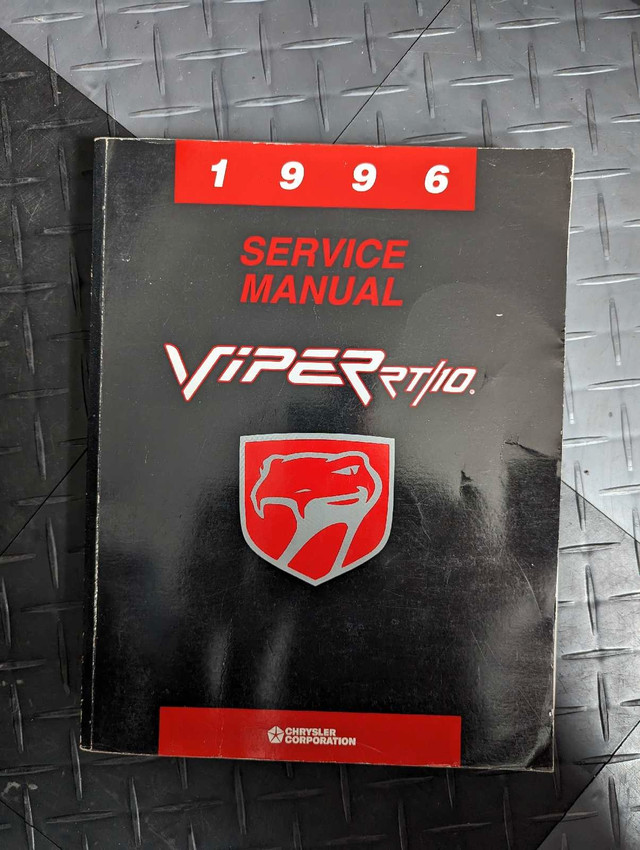 Dodge Viper Service Manuals in Other Parts & Accessories in Oshawa / Durham Region