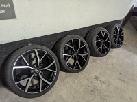 2022 Mk8 VW Golf R Estoril factory OEM rims and tires