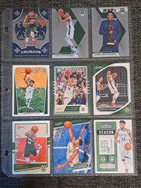 Giannis Antetokounmpo basketball cards 