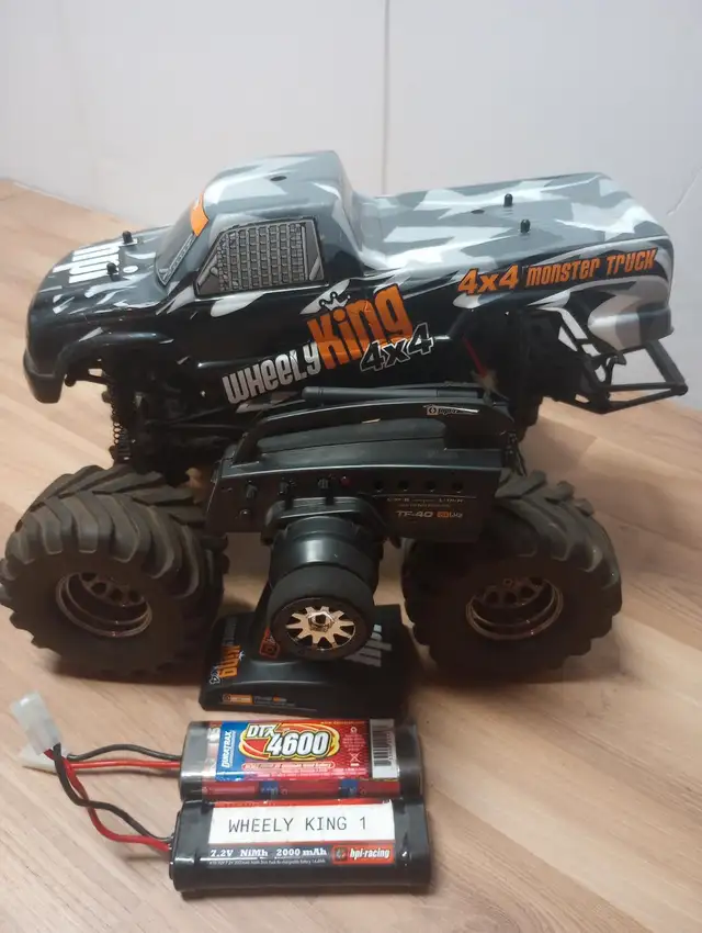 RC CAR - HPI-Racing  Wheely King 4x4 + 2 Batteries in Hobbies & Crafts in Mississauga / Peel Region - Image 2