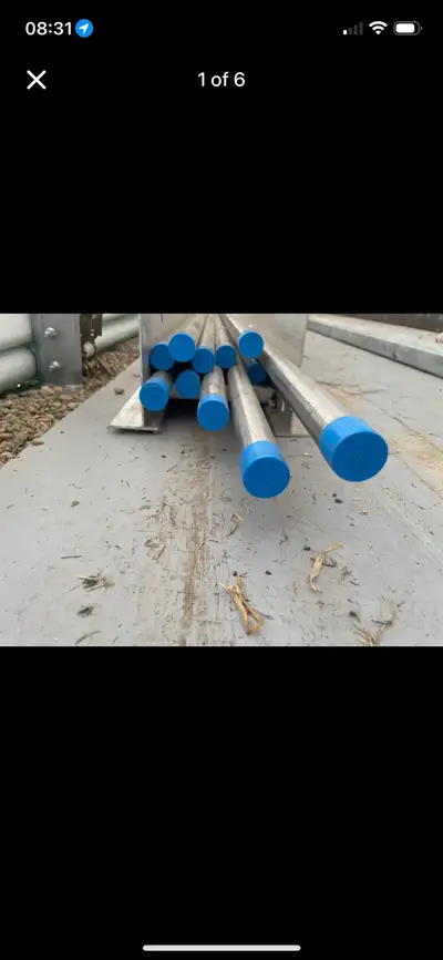 1”x 0.083” stainless steel tubing, View more