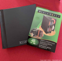 CD/DVD storage  cases (48-CD binder, 26-CD storage case)