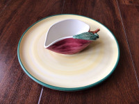 Clayworks Pottery fruit dip dish
