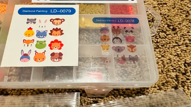 Various animals diamond painting kit (2 in 1)62854395967234122