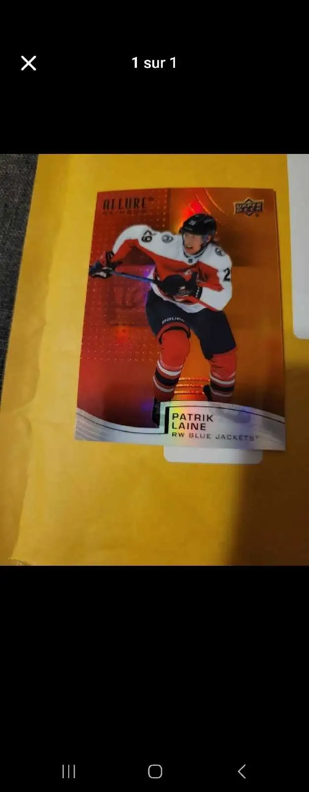 Carte Patrik Laine Upper Deck Allure in Hockey in Laval / North Shore - Image 2