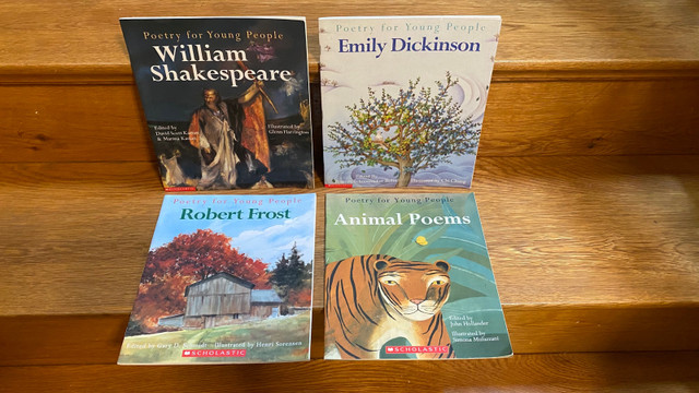 4 Famous Poetry for Young People series books in Children & Young Adult in Oshawa / Durham Region