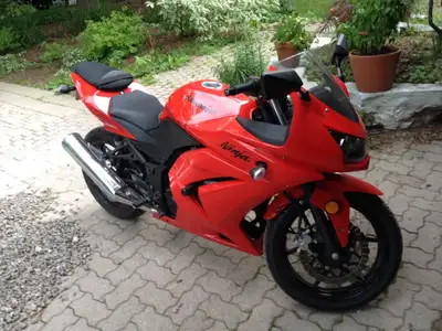 This bike was well maintained and lady driven. It saw maybe one ride a year and oil changes every sp...