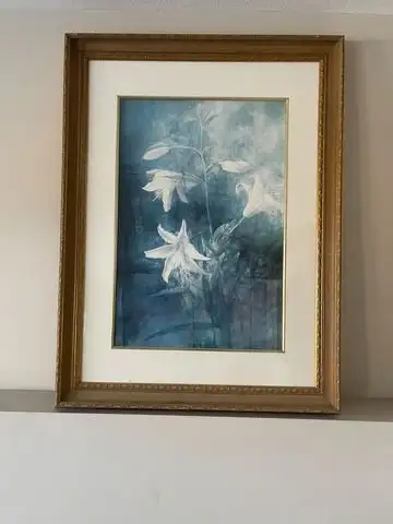 LOCATION : ARBOUR LAKE (NW ) , VINTAGE PRINT OF WATER COLOR  JAP, View more