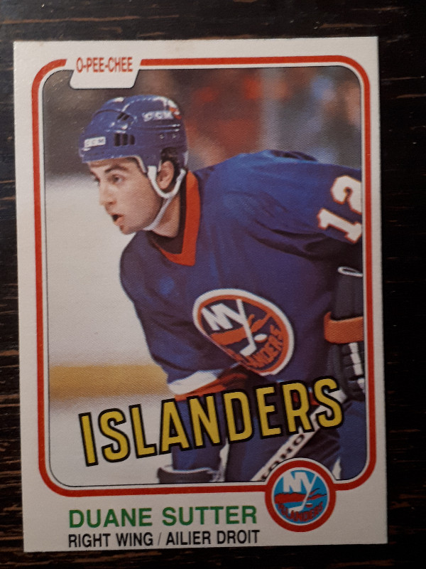 1981-82 O-Pee-Chee Hockey Duane Sutter Rookie Card #211 in Arts & Collectibles in Chatham-Kent