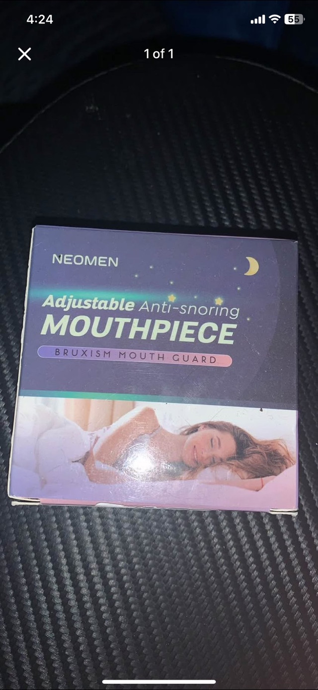 Adjustable anti snoring mouthpiece  in Health & Special Needs in Grande Prairie