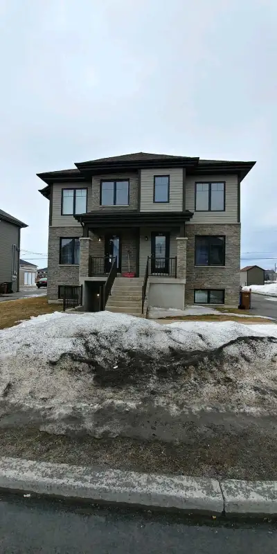 5.1/2 au sous-sol à Louer (1600$/mois) triplex de 2012 dans le quartier Le St-Augustin, fraichement...