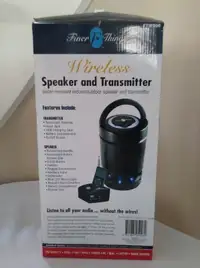 New Wireless Water-Resistant Indoor/Outdoor speaker/Transmitter