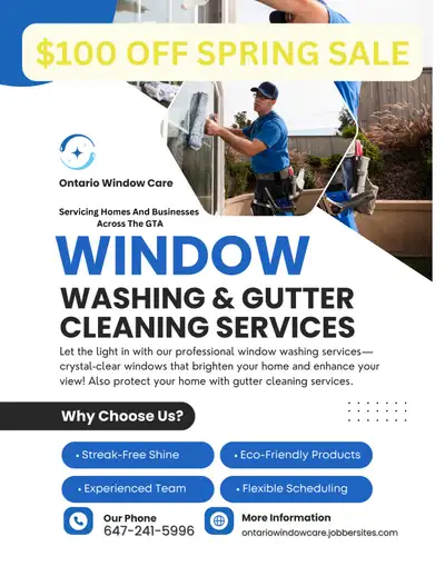 Professional Residential/Commercial Window Cleaning Services, View more