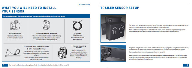 FORD F150 LC3T-14G621-AD Yaw Backup Trailer Sensor Kit New dans Autos et camions  à Longueuil/Rive Sud - Image 3
