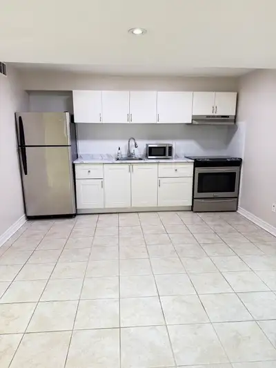 Bright and well-maintained studio basement apartment in a quiet townhouse near Weston Rd and Hwy 7 i...