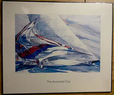 AMERICAS CUP AUSTRALIA 1987 -SAIL RACES WON BY DENNIS CONNER-$20, View more