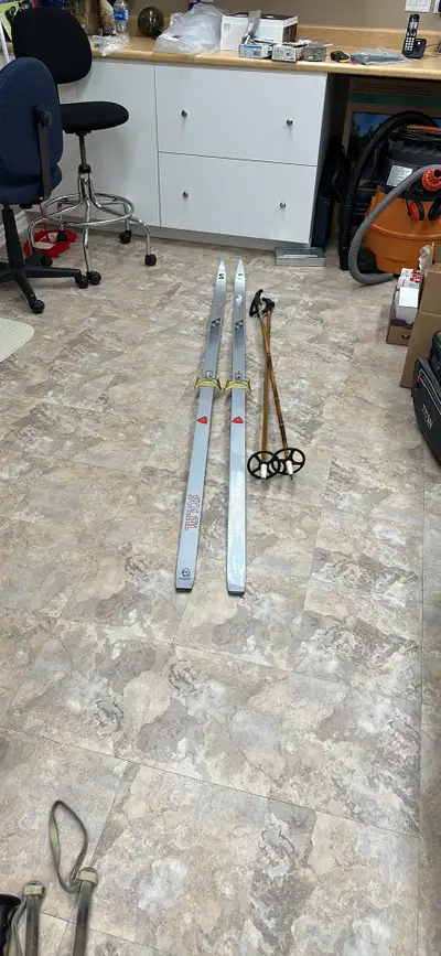 Cross Country Skis, Bindings, Poles: Splitkein, View more