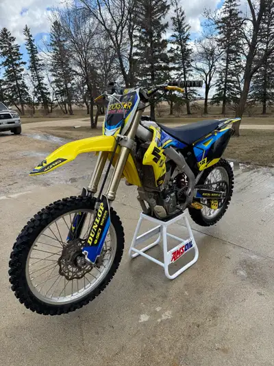 Selling my Suzuki RMZ450 Bike runs great. Starts on second kick. Fuel injected. Kick start .. like t...