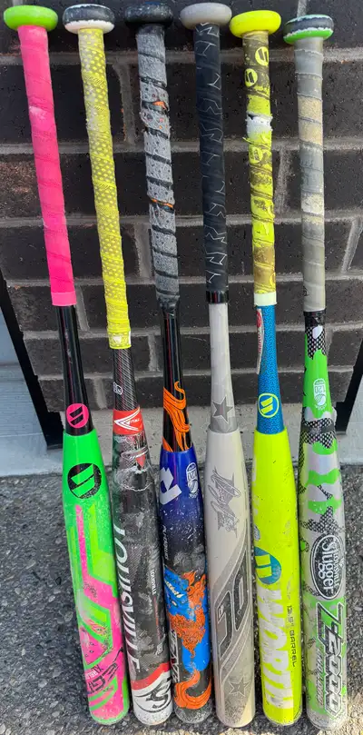 softball bats (used), View more