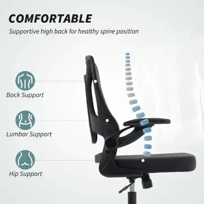 Ergonomic Office Chair, Swivel Desk Chair in Chairs & Recliners in Markham / York Region - Image 4