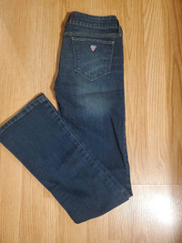 Guess Adrianna Low Rise Skinny Boot Stretch Denim Jeans.