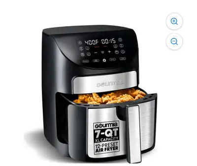 Gourmia 7 Qt Digital Air Fryer - Black, View more