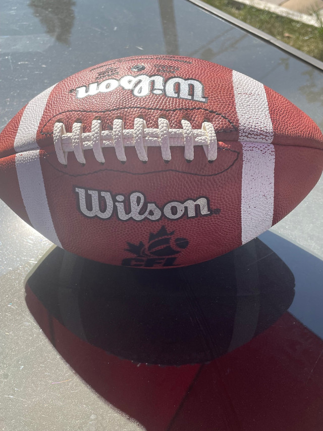 Autographed Wilson CFL football  in Football in Regina - Image 2