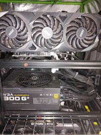 GeForce rtx3070ti 8g. Gaming cards and power supply. 