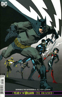 Batman and the Outsiders #5B 2019 VILLAIN YEAR *EVIL UNLEASHED*