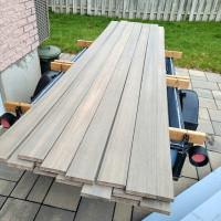 Planches de composite haut de gamme pour plancher de patio 8'X12