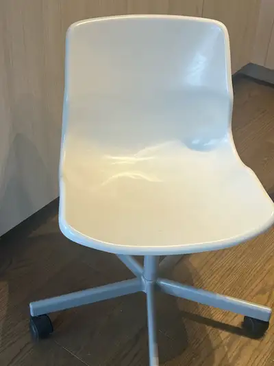 White dining swivel chair, View more