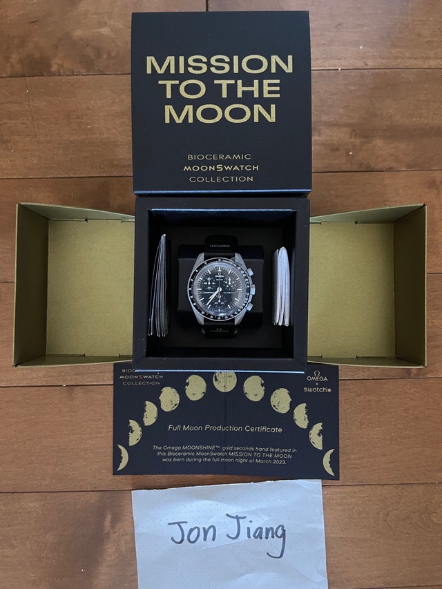 Swatch x Omega Mission to Moonshine Gold | Jewellery & Watches