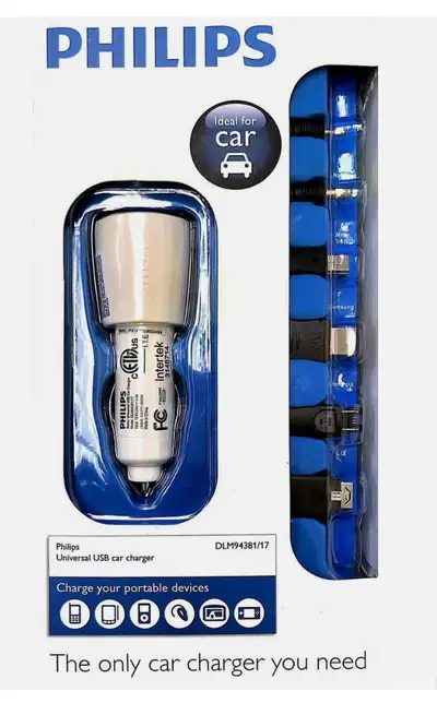 Philips Universal USB Car Charger, View more