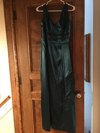 Full- length V-Neck Gown